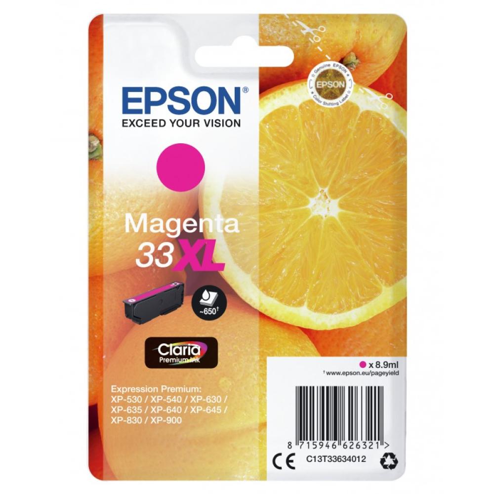 Epson - Oranges Singlepack Magenta 33XL Claria Premium Ink