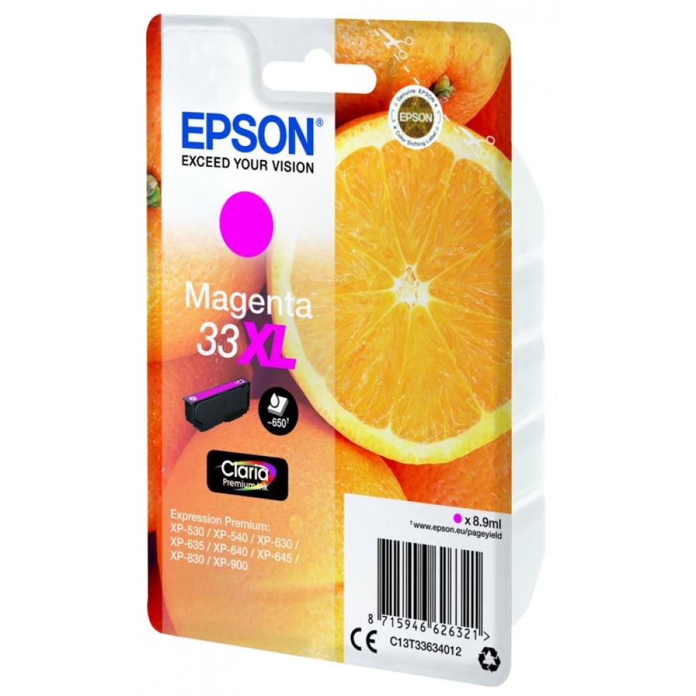 Epson - Oranges Singlepack Magenta 33XL Claria Premium Ink
