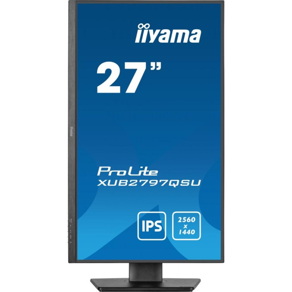 iiyama - ProLite XUB2797QSU-B2 pantalla para PC 68,6 cm (27") 2560 x 1440 Pixeles Quad HD LED Negro