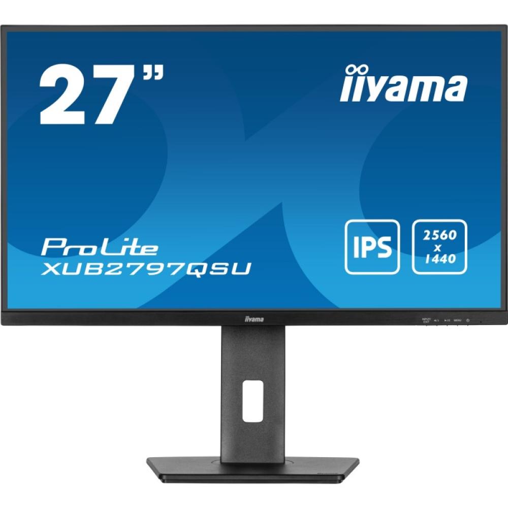 iiyama - ProLite XUB2797QSU-B2 pantalla para PC 68,6 cm (27") 2560 x 1440 Pixeles Quad HD LED Negro