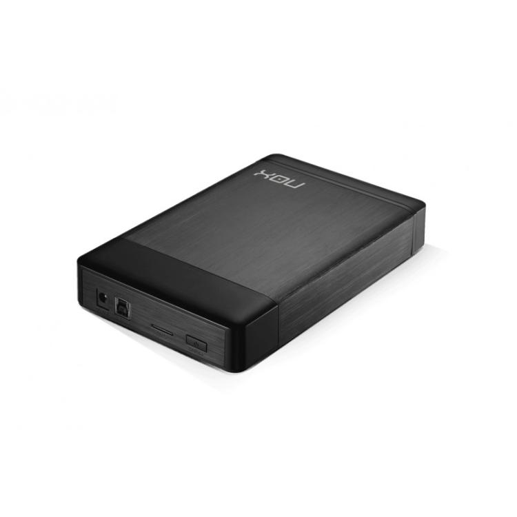 NOX - Lite 3.5 3.5" Carcasa de disco duro/SSD Negro