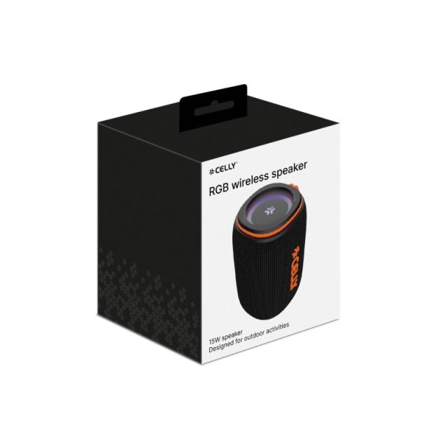 Celly - AURA15WOR altavoz portátil o de fiesta Altavoz portátil estéreo Negro