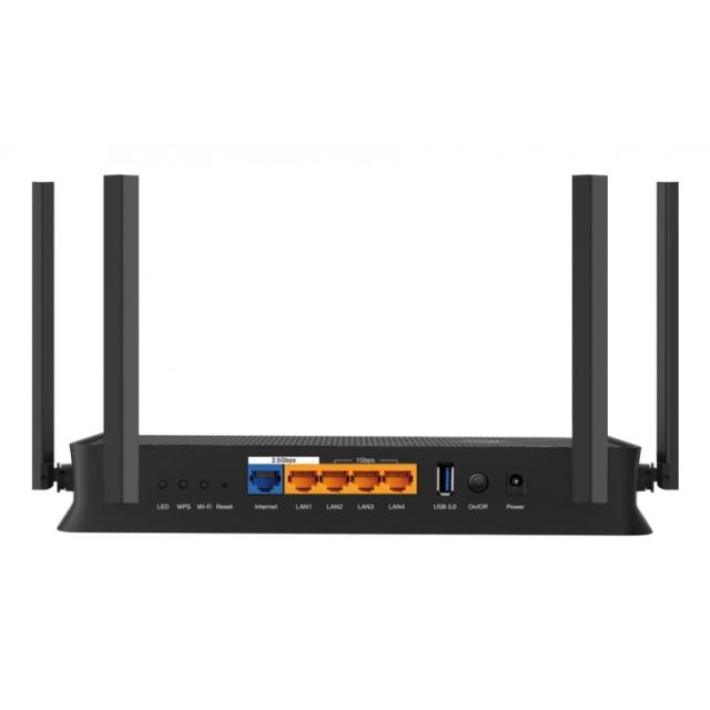 TP-Link - Archer BE230 router inalámbrico 2.5 Gigabit Ethernet Doble banda (2,4 GHz / 5 GHz) Negro