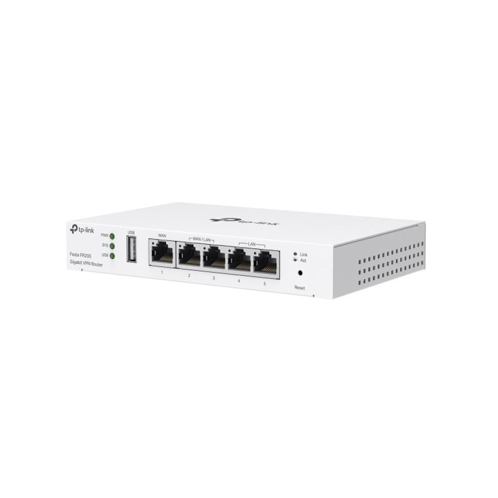 TP-Link - Festa FR205 router 10 Gigabit Ethernet, 100 Gigabit Ethernet, Gigabit Ethernet Blanco
