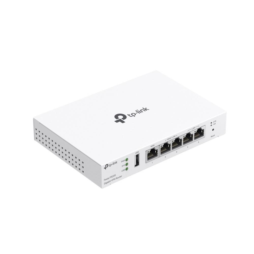TP-Link - Festa FR205 router 10 Gigabit Ethernet, 100 Gigabit Ethernet, Gigabit Ethernet Blanco