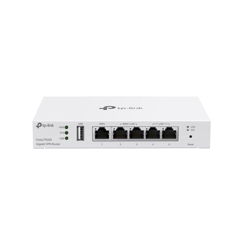 TP-Link - Festa FR205 router 10 Gigabit Ethernet, 100 Gigabit Ethernet, Gigabit Ethernet Blanco