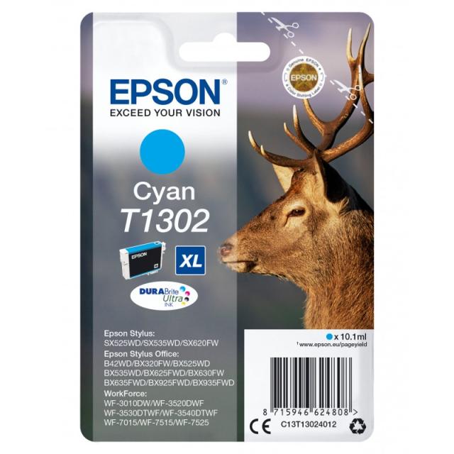 Epson - Stag Cartucho T1302 cian