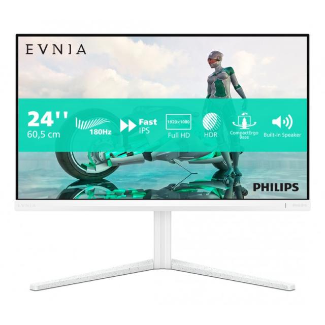 Philips - Evnia 24M2N3201A/00 pantalla para PC 60,5 cm (23.8") 1920 x 1080 Pixeles Full HD LCD Blanco