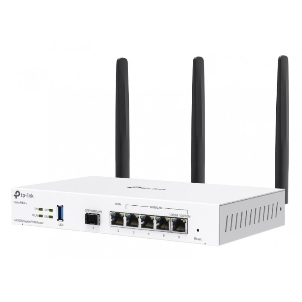 TP-Link - FESTA FR365 router inalámbrico Gigabit Ethernet Dual-band (2.4GHz + 5GHz or 2.4GHz + 6GHz) Blanco