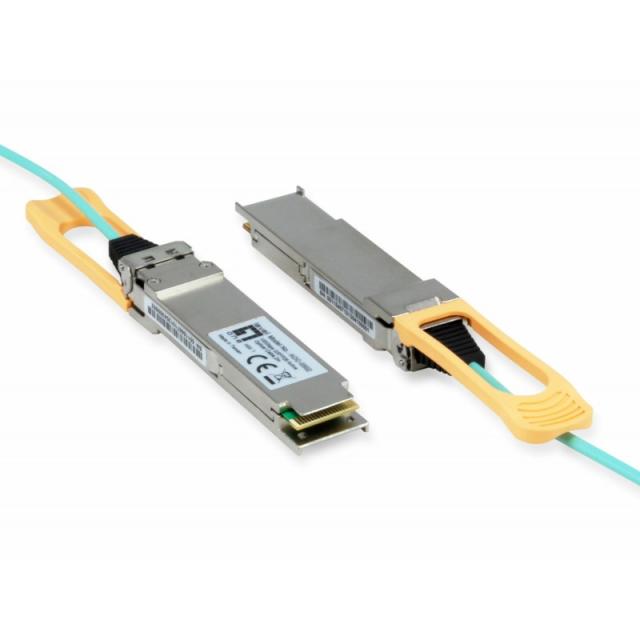 LevelOne - AOC-0501 red modulo transceptor Fibra óptica 103100 Mbit/s QSFP28 850 nm