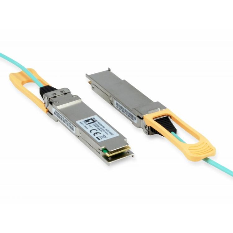 LevelOne - AOC-0501 red modulo transceptor Fibra óptica 103100 Mbit/s QSFP28 850 nm