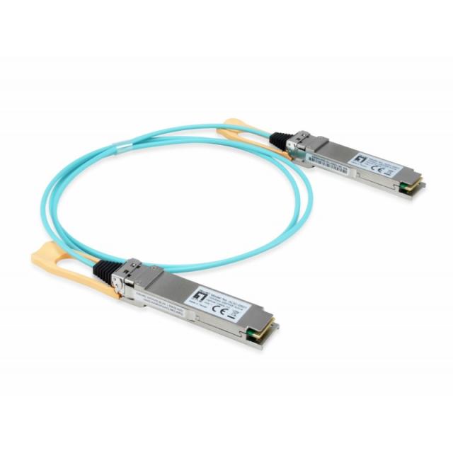 LevelOne - AOC-0501 red modulo transceptor Fibra óptica 103100 Mbit/s QSFP28 850 nm