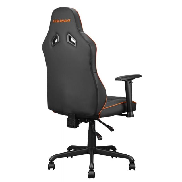COUGAR - 3MFSLORB.0001 silla para videojuegos Silla para videojuegos de PC Asiento acolchado Negro, Naranja