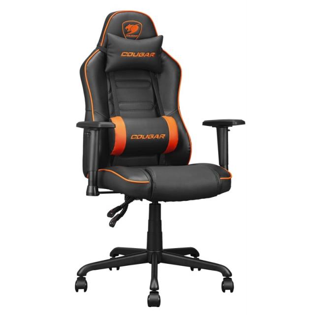 COUGAR - 3MFSLORB.0001 silla para videojuegos Silla para videojuegos de PC Asiento acolchado Negro, Naranja