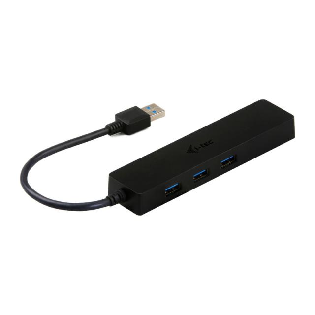 i-tec - Advance USB 3.0 Slim HUB 3 Port + Gigabit Ethernet Adapter