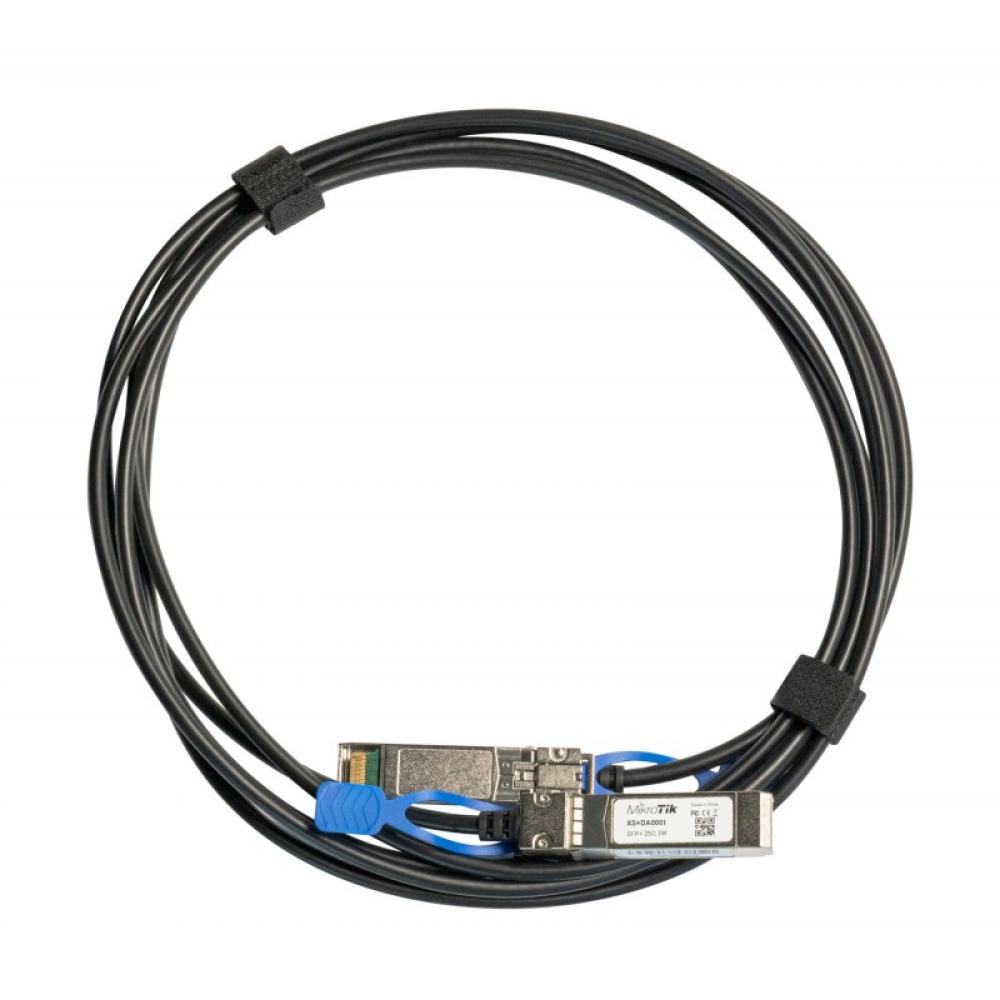 Mikrotik - XS+DA0001 Cable de fibra óptica e InfiniBand 1 m SFP/SFP+/SFP28 Negro