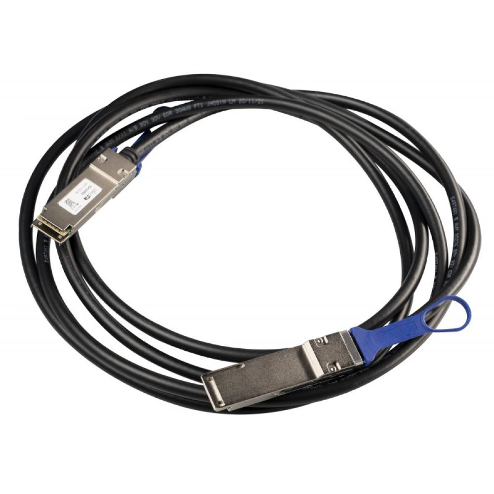Mikrotik - XQ+DA0003 Cable de fibra óptica e InfiniBand 3 m QSFP+ to QSFP+ / QSFP28 to QSFP28 Negro