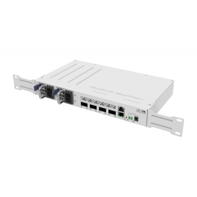 Mikrotik - CRS504-4XQ-IN switch Gestionado Fast Ethernet (10/100) Energía sobre Ethernet (PoE) Blanco