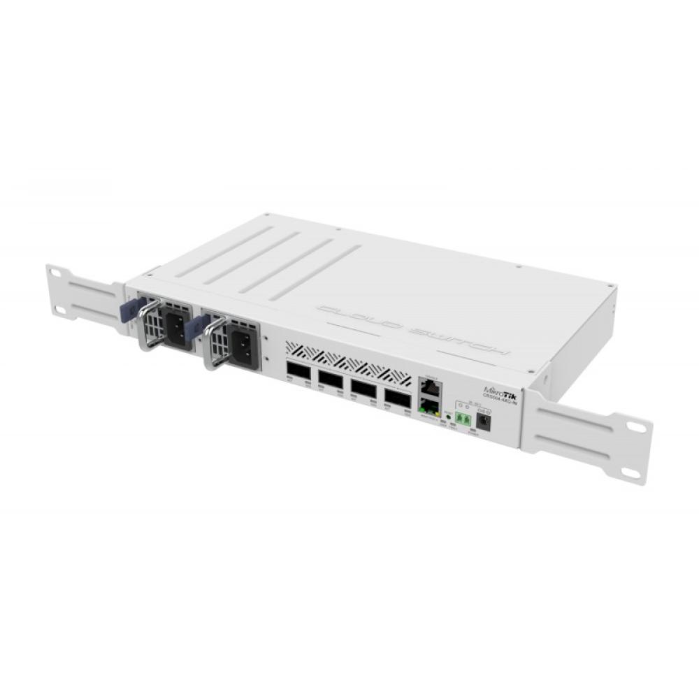 Mikrotik - CRS504-4XQ-IN switch Gestionado Fast Ethernet (10/100) Energía sobre Ethernet (PoE) Blanco
