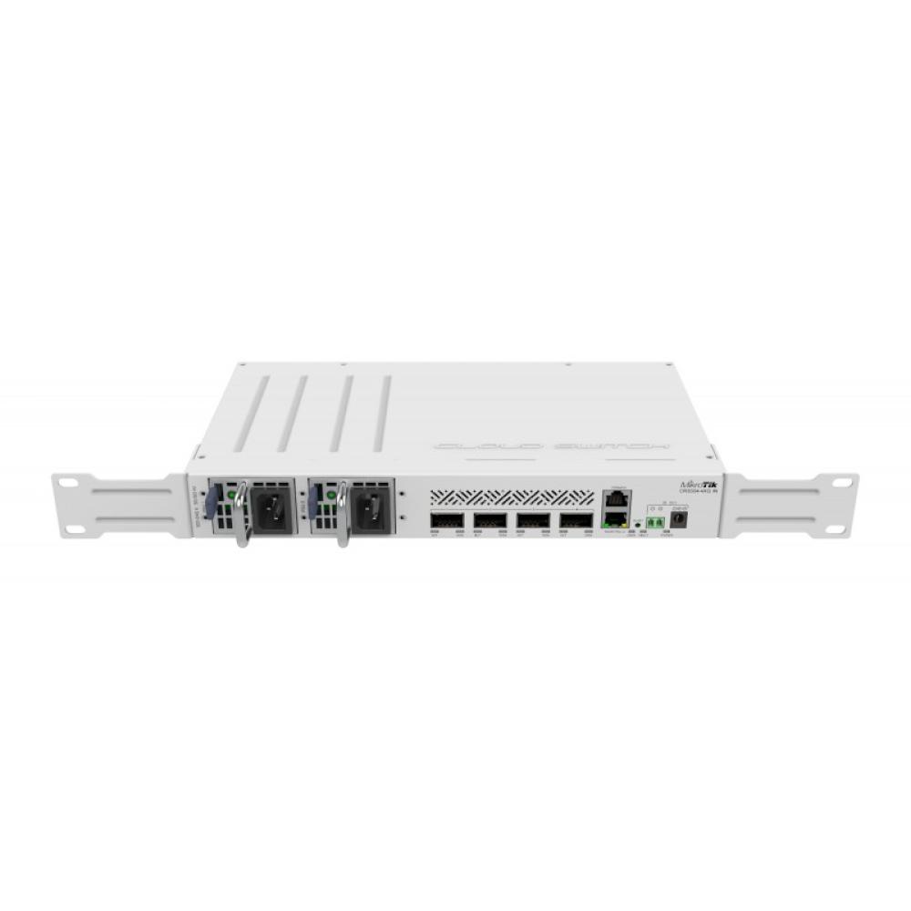 Mikrotik - CRS504-4XQ-IN switch Gestionado Fast Ethernet (10/100) Energía sobre Ethernet (PoE) Blanco
