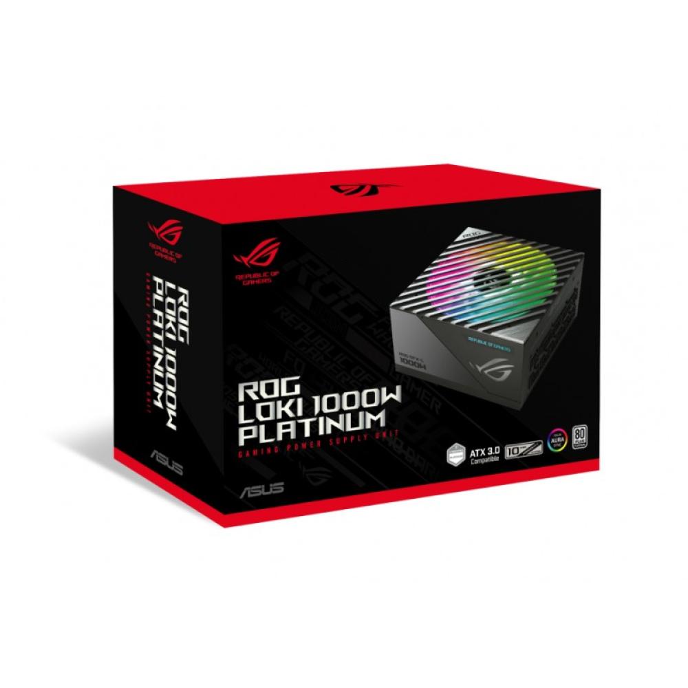 ASUS - ROG Loki SFX-L 1000W Platinum unidad de fuente de alimentación 24-pin ATX Negro, Plata