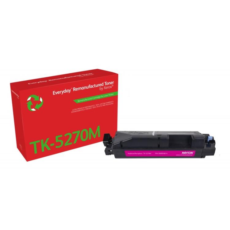 Xerox - Remanufacturado Everyday Tóner Everyday™ Magenta remanufacturado de Xerox es compatible con Kyocera TK-5270M, Capacidad