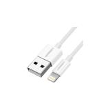 Ugreen - cable USB 2.0 A lightning 2m, 5V/2.4A iPhone 7 / 7plus / 6S/ 6 / 6 Plus, iPhone 5s/5c/5, iPad Mini/Mini 2, iPad 1 m Bla