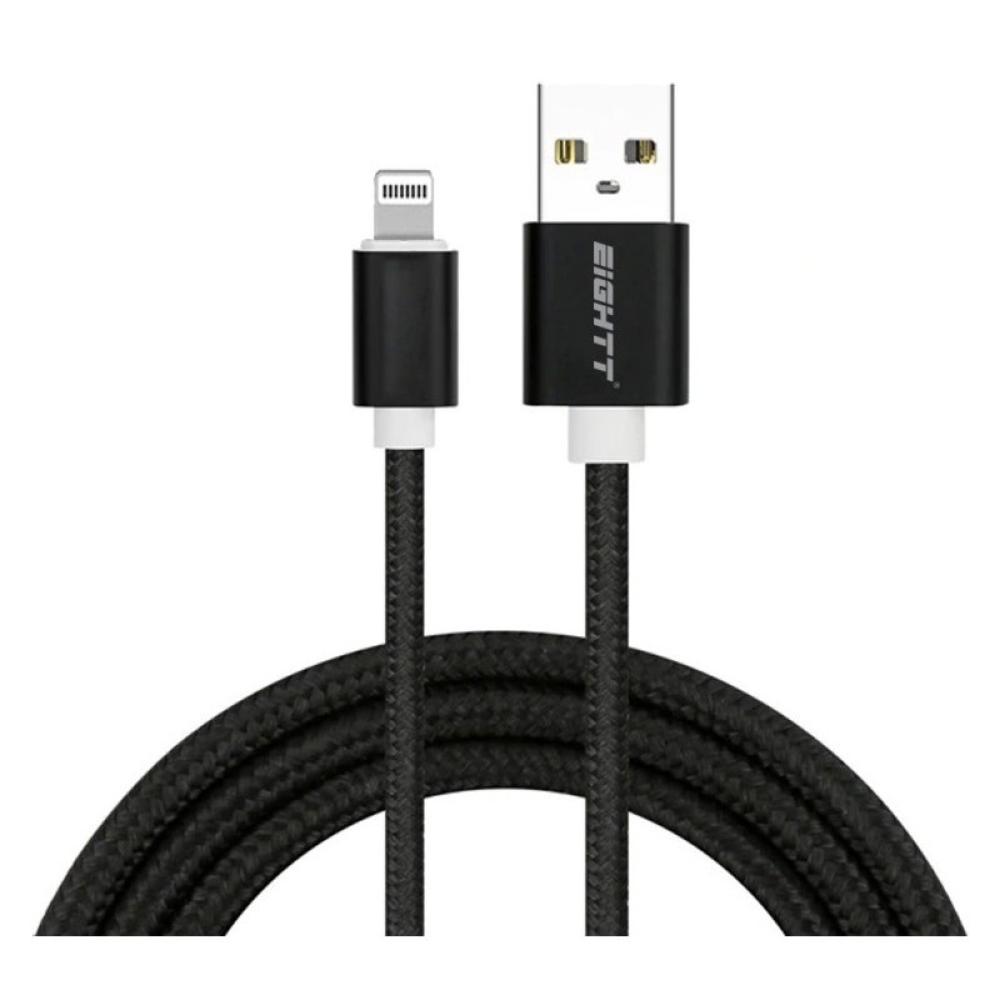 Eightt - ECI-2B cable de conector Lightning 1 m Negro