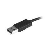 StarTech.com - Concentrador Ladrón USB 2.0 de 4 Puertos con Cable Integrado - Hub Portátil USB 2.0