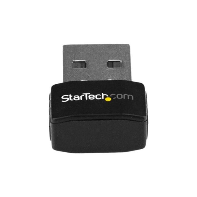 StarTech.com - Micro Adaptador de Red Inalámbrica Wifi USB AC600 Externo - Wireless 1T1R 802.11ac - 2,4GHz y 5GHz