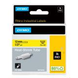 DYMO - Etiquetas para tubos termorretráctiles IND- 12mm x 1,5m