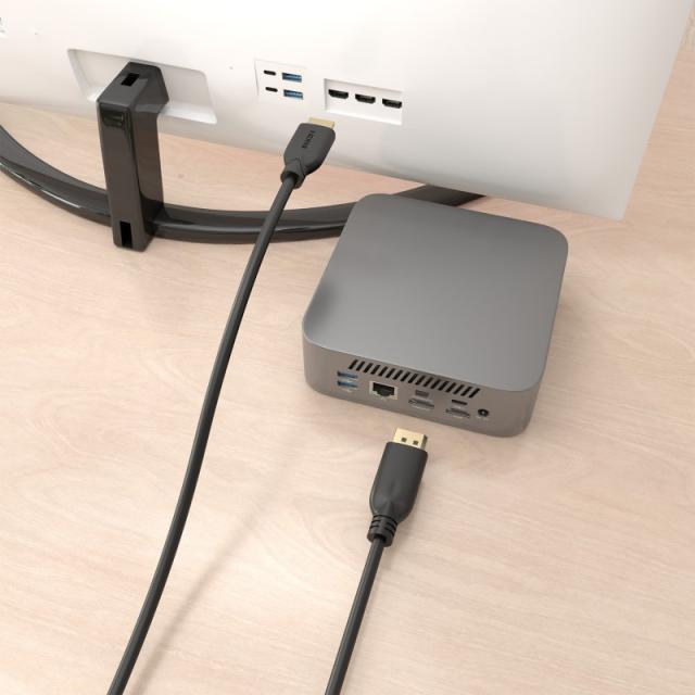 AISENS - A125-0920 adaptador de cable de vídeo 5 m DisplayPort HDMI Negro