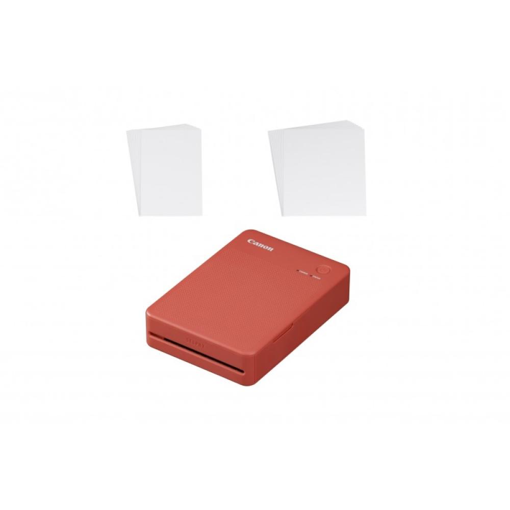 Canon - SELPHY QX20 RD impresora de foto Pintar por sublimación 287 x 287 DPI 2.8" x 3.3" (7.2x8.5cm) Wifi