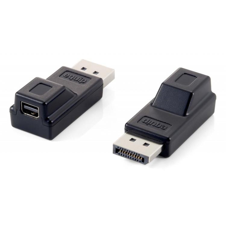 Equip - 118916 cambiador de género para cable DisplayPort Mini DisplayPort Negro
