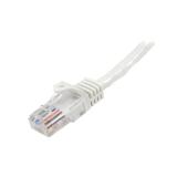 StarTech.com - Cable de Red de 5m Blanco Cat5e Ethernet RJ45 sin Enganches