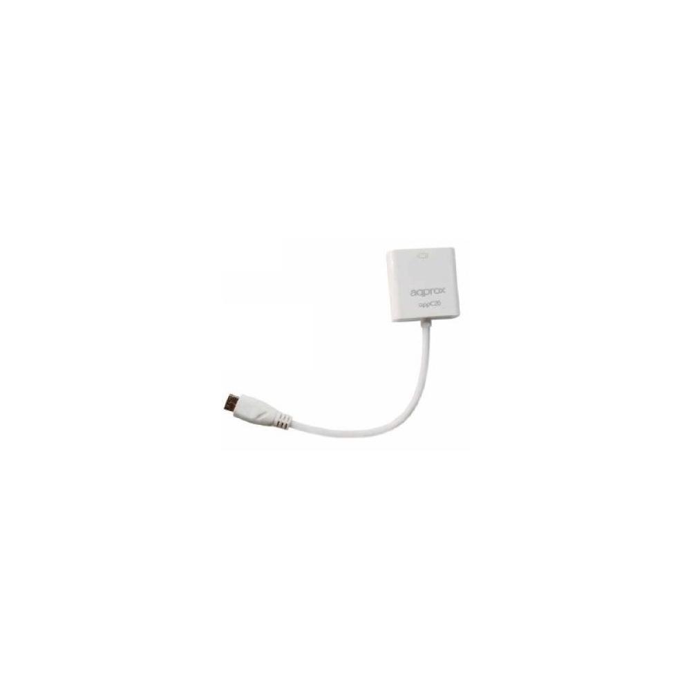 Approx - appC20 VGA (D-Sub) HDMI Type C (Mini) Blanco