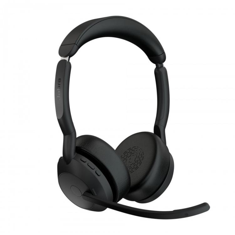 Jabra - Evolve2 55 Auriculares Inalámbrico y alámbrico Diadema Oficina/Centro de llamadas Bluetooth Base de carg - 25599-989-989