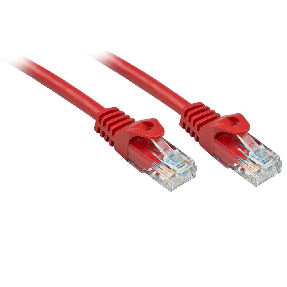Lindy - 48181 cable de red Rojo 0,5 m Cat6 U/UTP (UTP)
