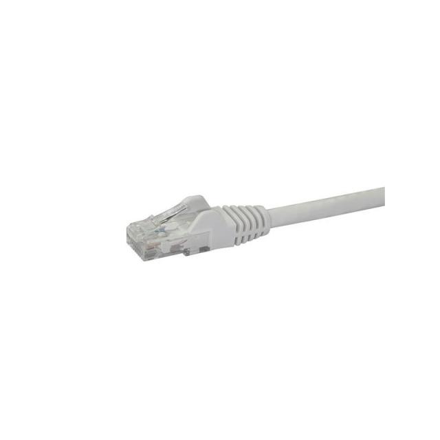 StarTech.com - Cable de Red de 0,5m Blanco Cat6 UTP Ethernet Gigabit RJ45 sin Enganches