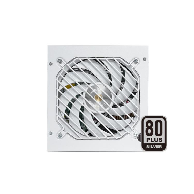 Mars Gaming - MPZE750SI, Fuente Alimentación ATX 750W, 10 Años Garantía, 80 Plus Silver, +87% Eficiencia, Tecnologías AI2-RPM, D