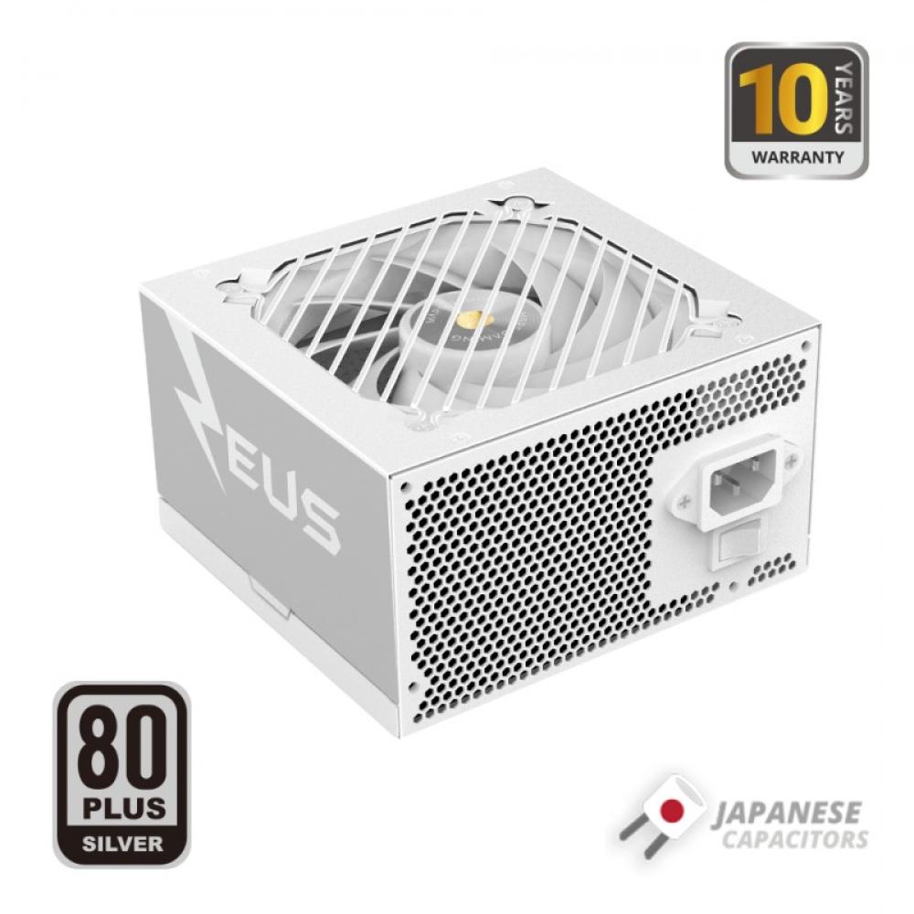 Mars Gaming - MPZE750SI, Fuente Alimentación ATX 750W, 10 Años Garantía, 80 Plus Silver, +87% Eficiencia, Tecnologías AI2-RPM, D