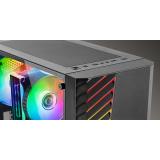 Mars Gaming - MC-VOLT, Caja Gaming ATX, Ventilador ARGB 120mm, Rejilla Frontal ARGB, Ventana Lateral Completa Cristal T - MCVOLT