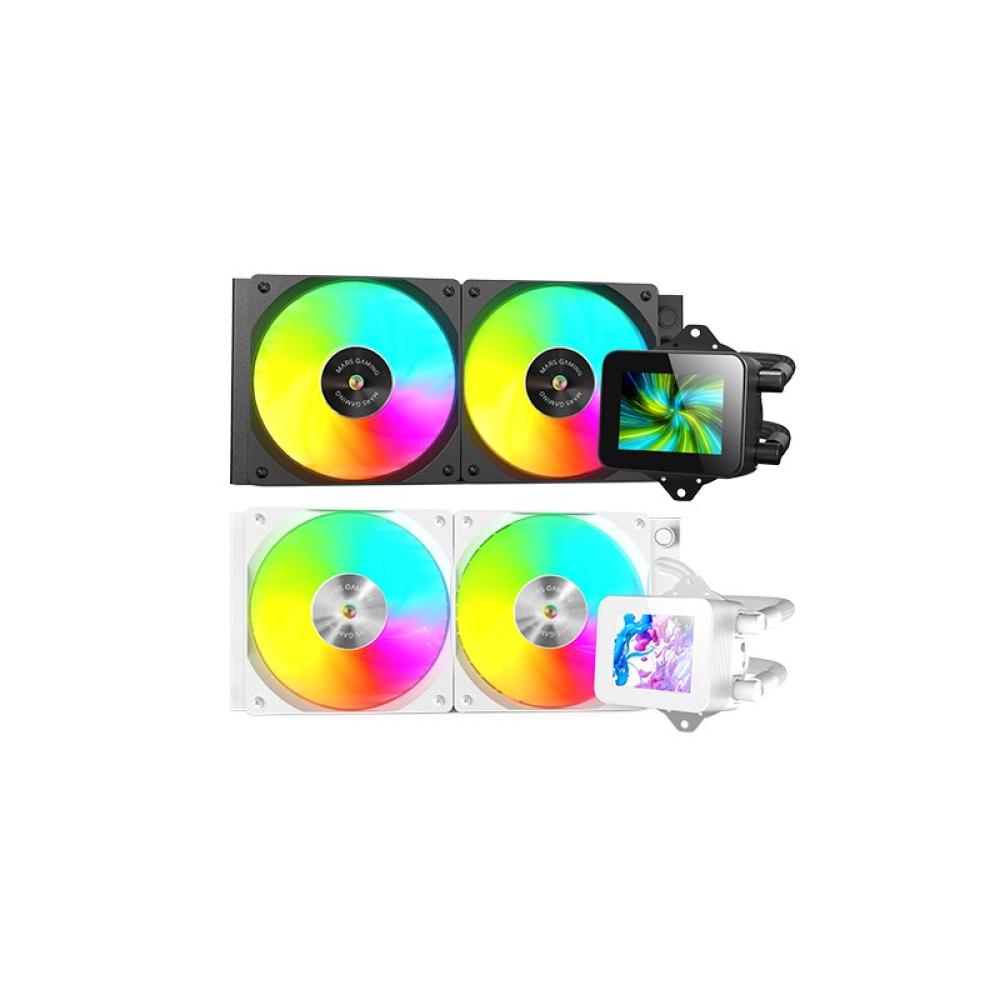 Mars Gaming - MLVISION240 sistema de refrigeración para ordenador Procesador Sistema de refrigeración líquida todo en uno 12 cm