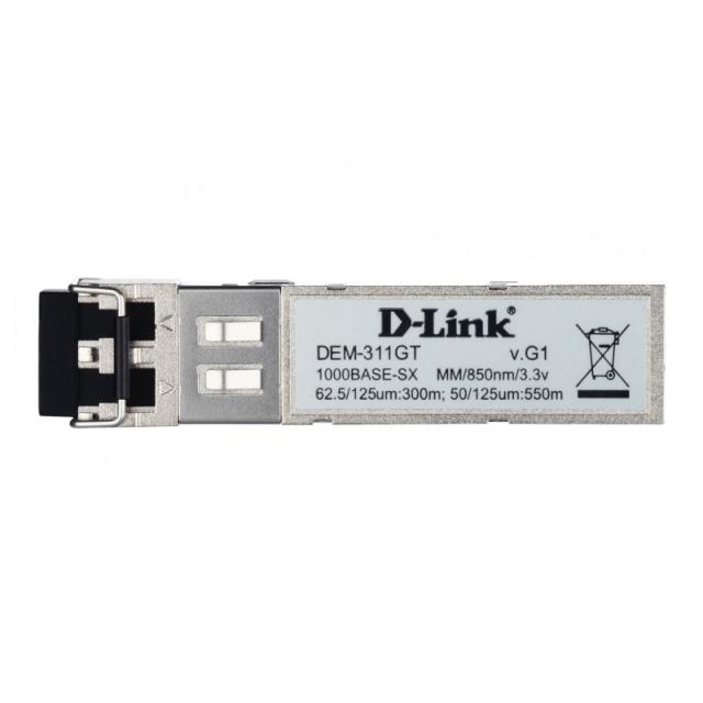 D-Link - DEM-311GT red modulo transceptor Fibra óptica 1000 Mbit/s SFP 850 nm - DEM-311GT