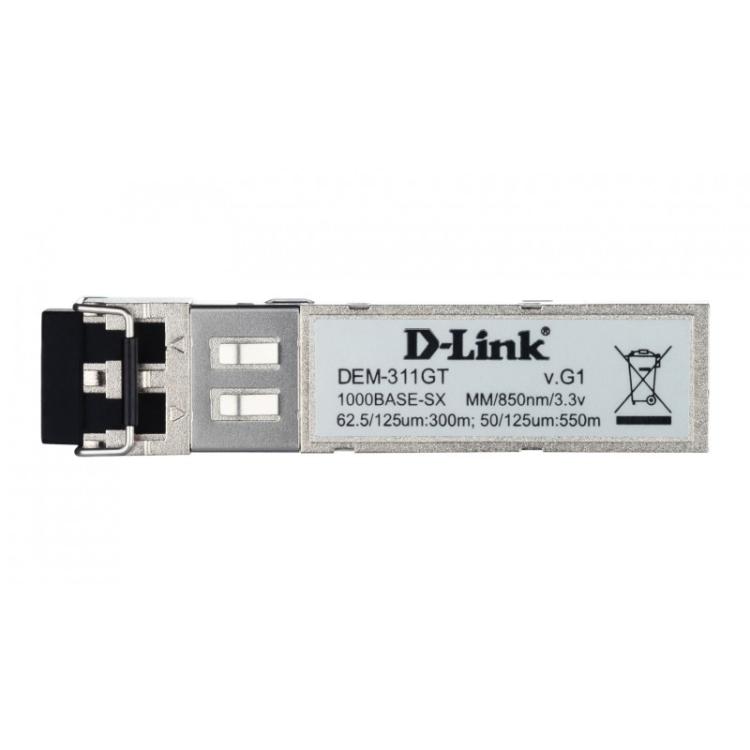 D-Link - DEM-311GT red modulo transceptor Fibra óptica 1000 Mbit/s SFP 850 nm - DEM-311GT