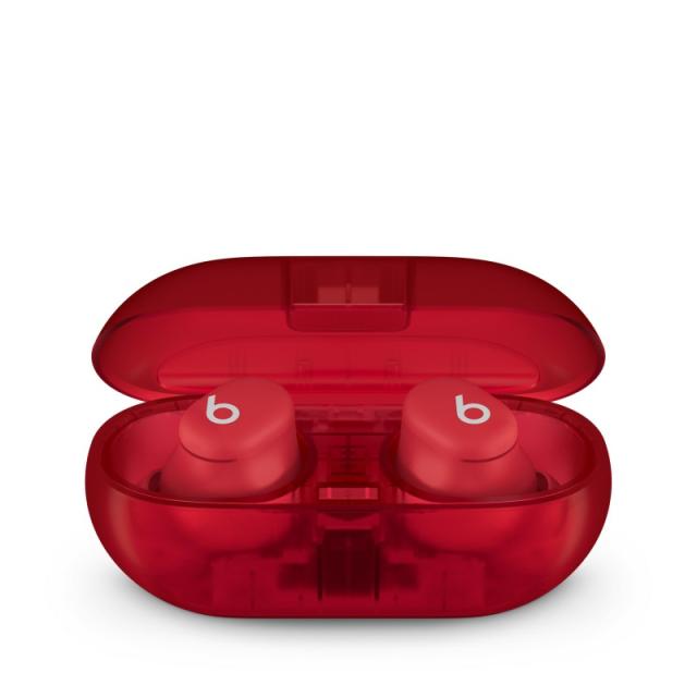 Apple - Beats Solo Buds - Auriculares de tapón True Wireless - Rojo transparente
