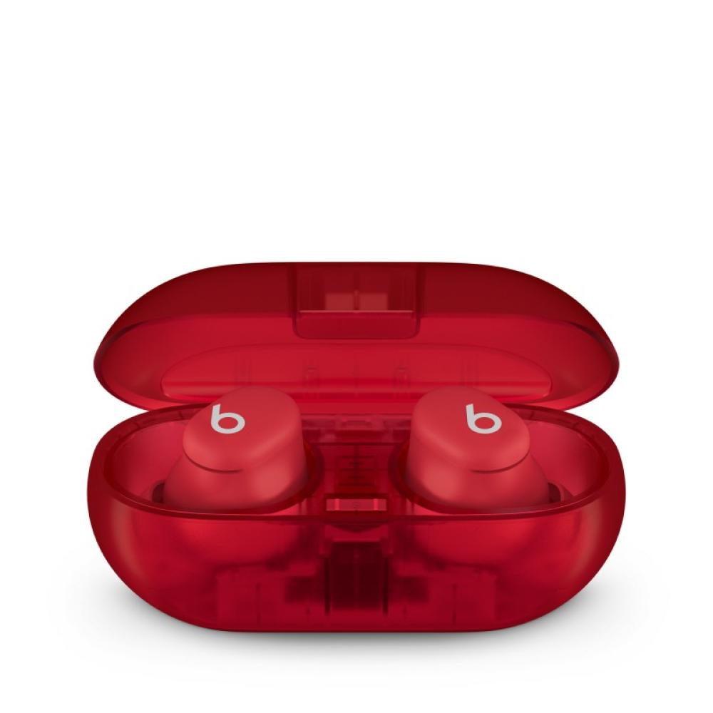 Apple - Beats Solo Buds - Auriculares de tapón True Wireless - Rojo transparente