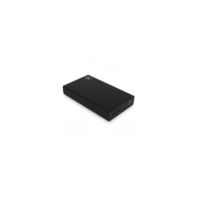 Ewent - EW7056 caja para disco duro externo Caja de disco duro (HDD) Negro 3.5"