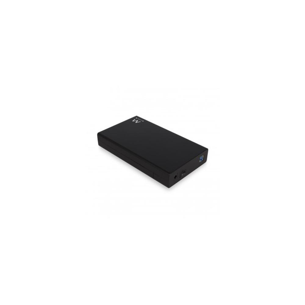 Ewent - EW7056 caja para disco duro externo Caja de disco duro (HDD) Negro 3.5"