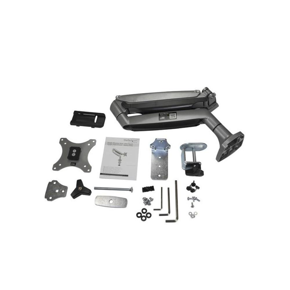 StarTech.com - Brazo Ergonómico de Escritorio para Monitor VESA hasta 9kg - de Servicio Pesado - Movimiento Total, Altura Ajusta